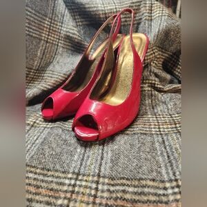 Chinese Laundry Red Patent Leather heels size 9